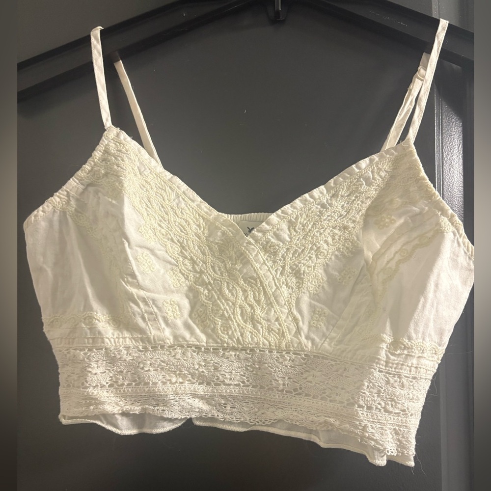 American Eagle Lace Detail Bra Top